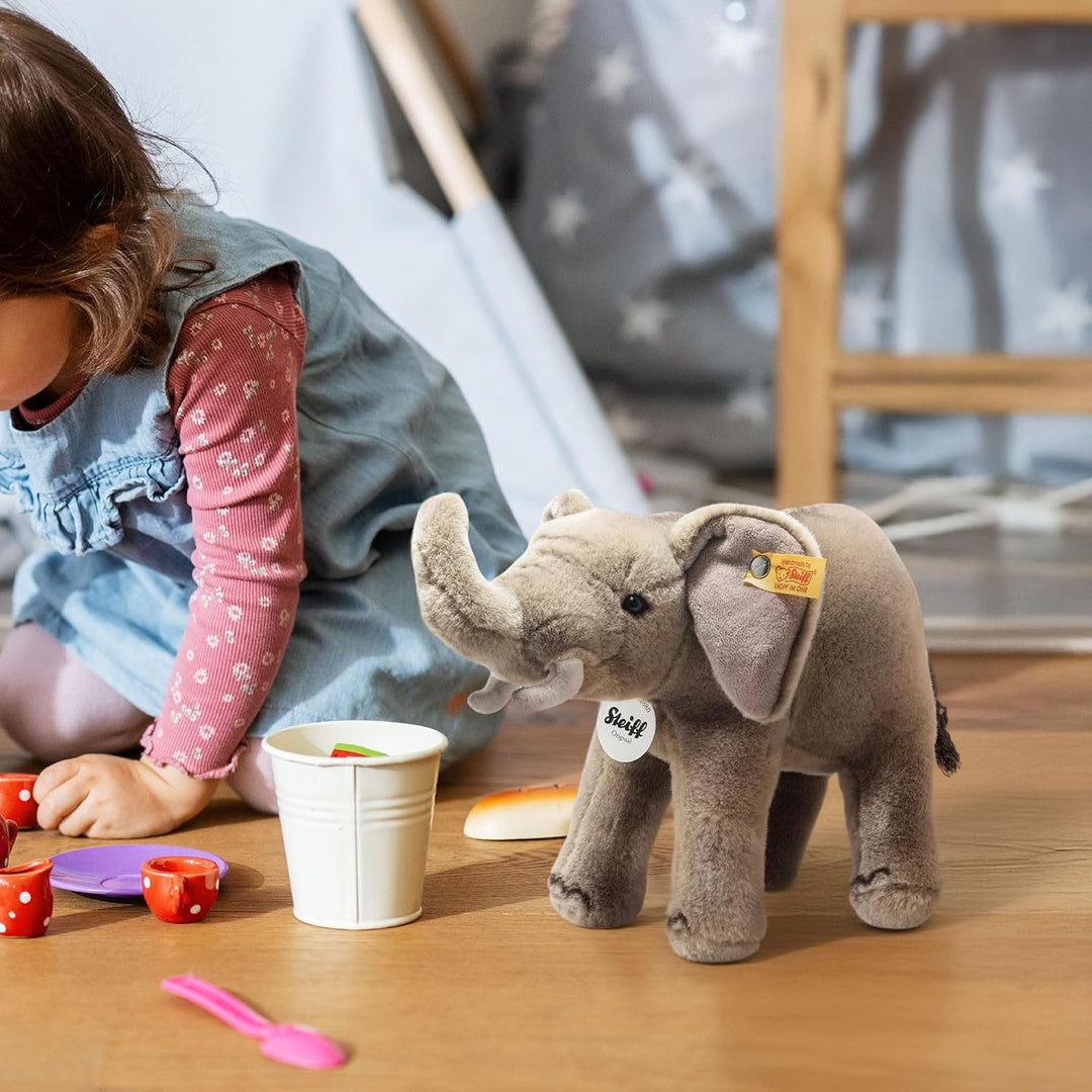 Zambu Elefant - 23 cm - Kuscheltier für Kinder – kuschelig &amp; weich - waschbar - grau (064999)