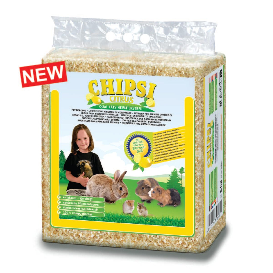 Chipsi Einstreu aus Zitrusholz für Goldhamster, Kaninchen, Ratten, mongolische Rennmäuse, Hamster mi