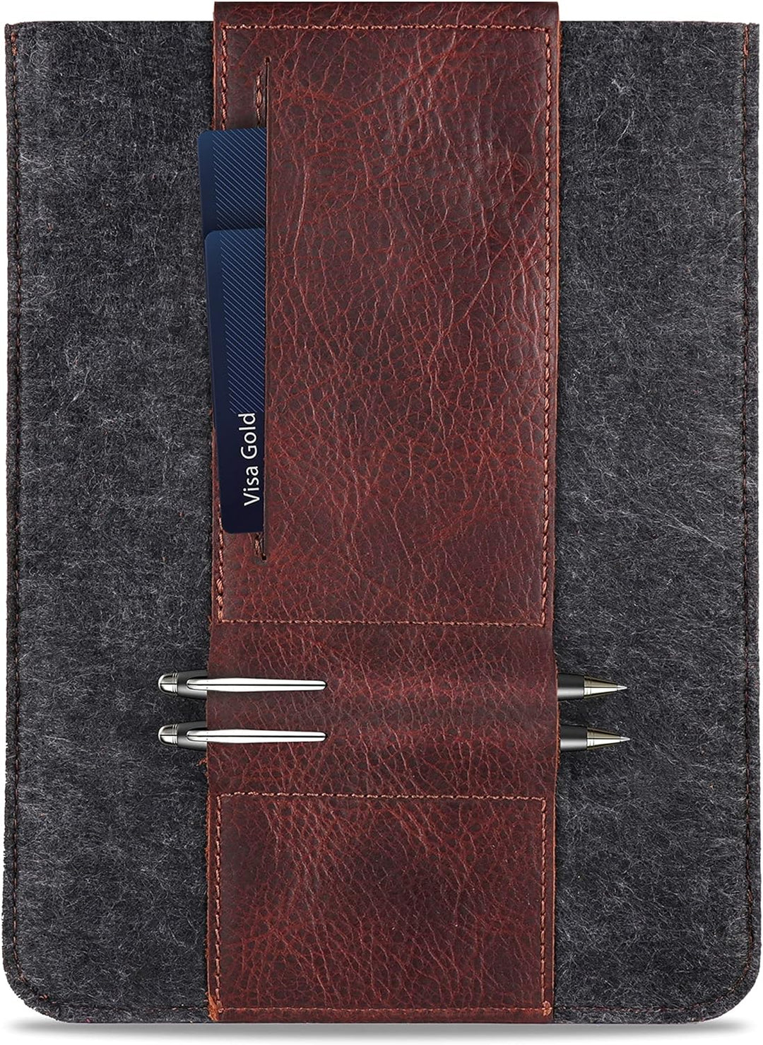 MegaGear Echtleder Tablet Hülle für iPad Pro 11 Zoll, Alle Generationen iPad Air & iPad (Braun, 11 I