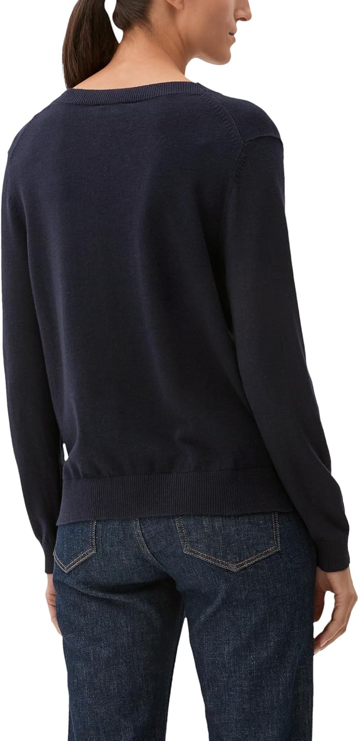 s.Oliver Feinstrickpullover aus Viskosemix, 9400 Grau