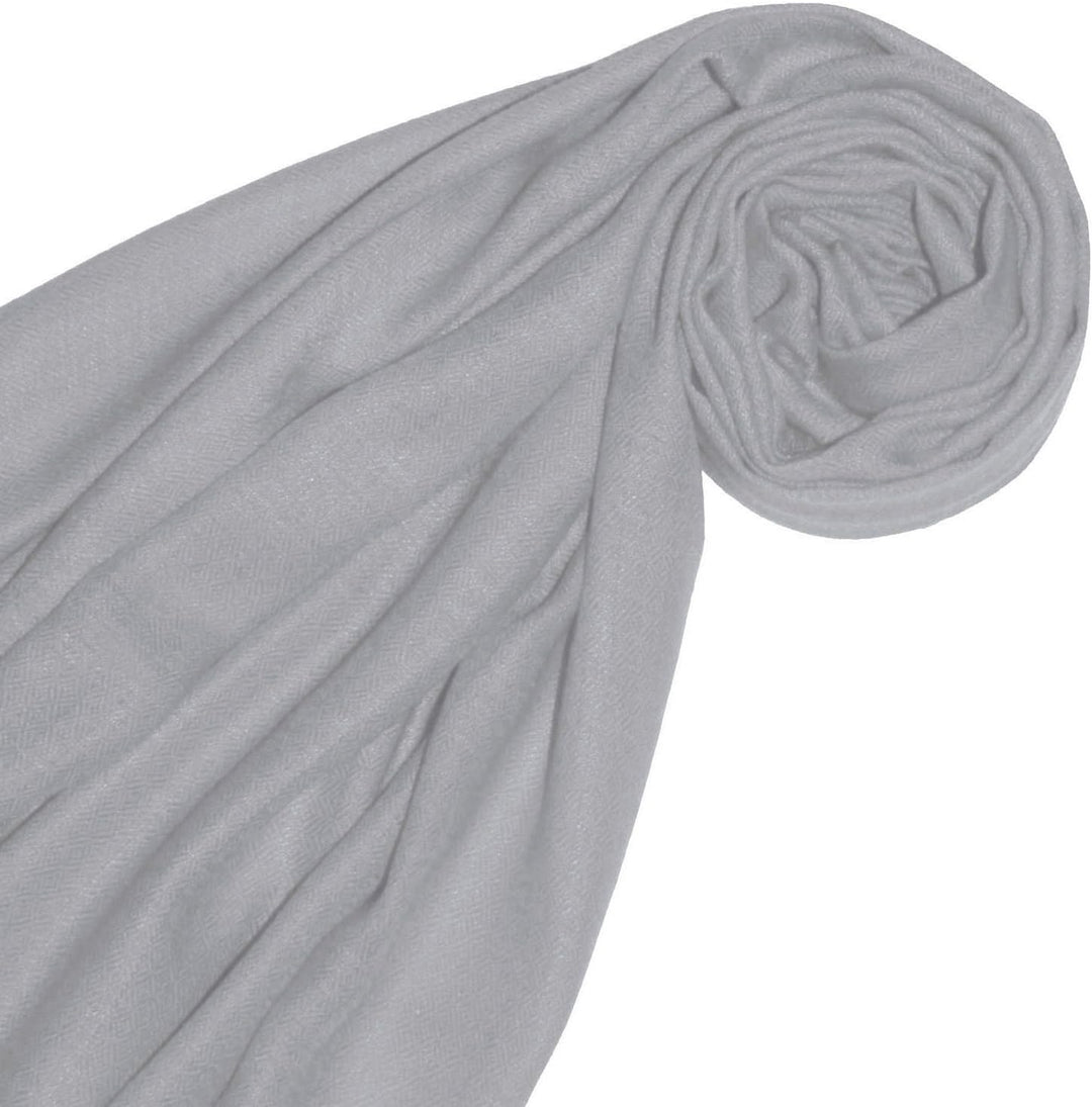 Lorenzo Cana Pashmina Damenschal Schaltuch 100% Kaschmir Kaschmirschal Kaschmirtuch 70 x 200 cm Grau