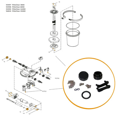 Ersatz-Set Schraubenelemente FiltoClear 34580