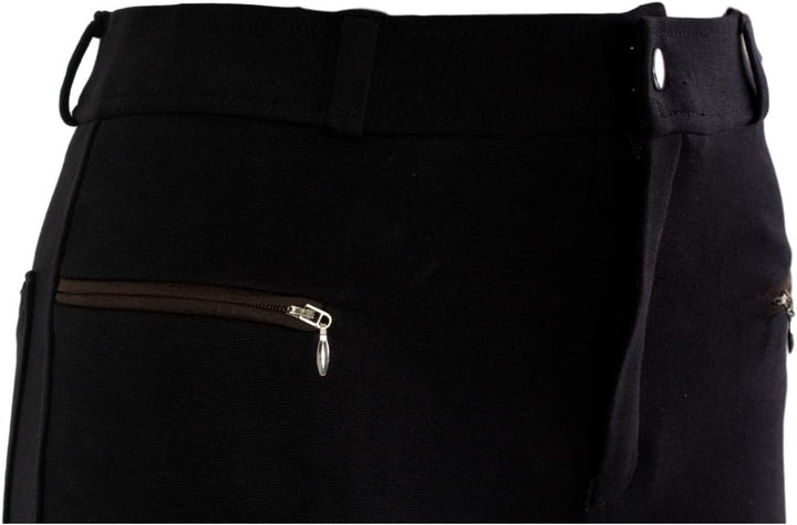 RL24 Damen Reithose Vollbesatz Flex BASICLINE 52 Schwarz/Dunkelbraun, 52 Schwarz/Dunkelbraun