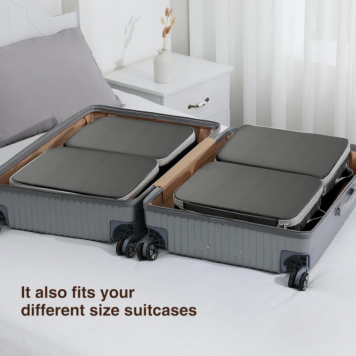 DIMJ Selbstkomprimierender Organizer - Bettwäsche Aufbewahrung, Packing Cubes Compression Bettdecken