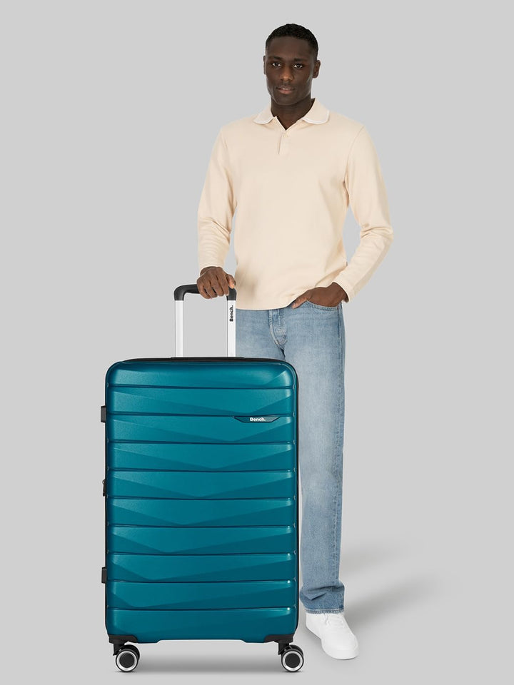 Bench grosser Hartgepäck Check-in Koffer | XL Trolley 49 x 31 x 76 cm aus hochwertigem, robustem Pol