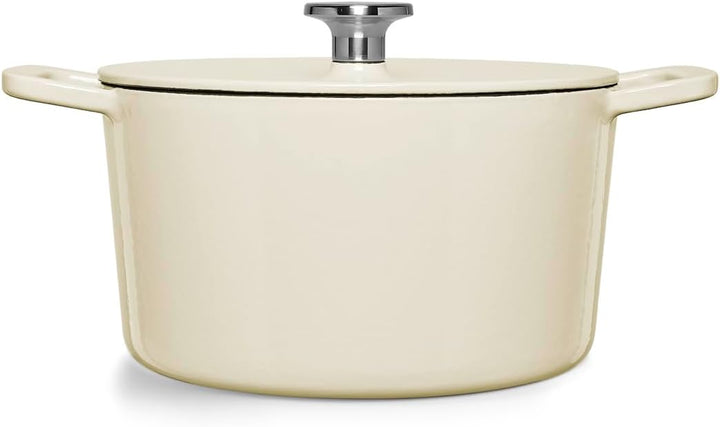 Fissler Moments Collection/Emaillierter Gusseisen-Bräter, rund (Ø 24 cm) Cast-Iron Topf, Cocotte Aro