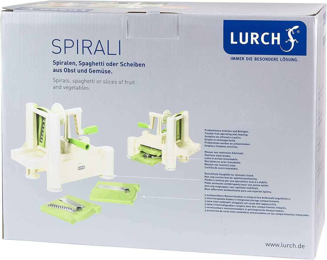 Lurch 10203 Spiralschneider Spirali zum Schneiden von Spiralen aus Obst und Gemüse, Kusnstoff und Ed