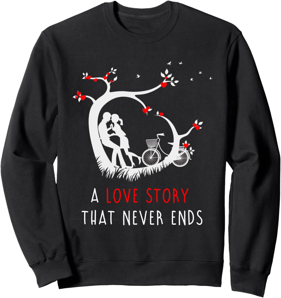 Verliebtes Paar Liebespaar Liebe Partner Look Design Outfit Sweatshirt