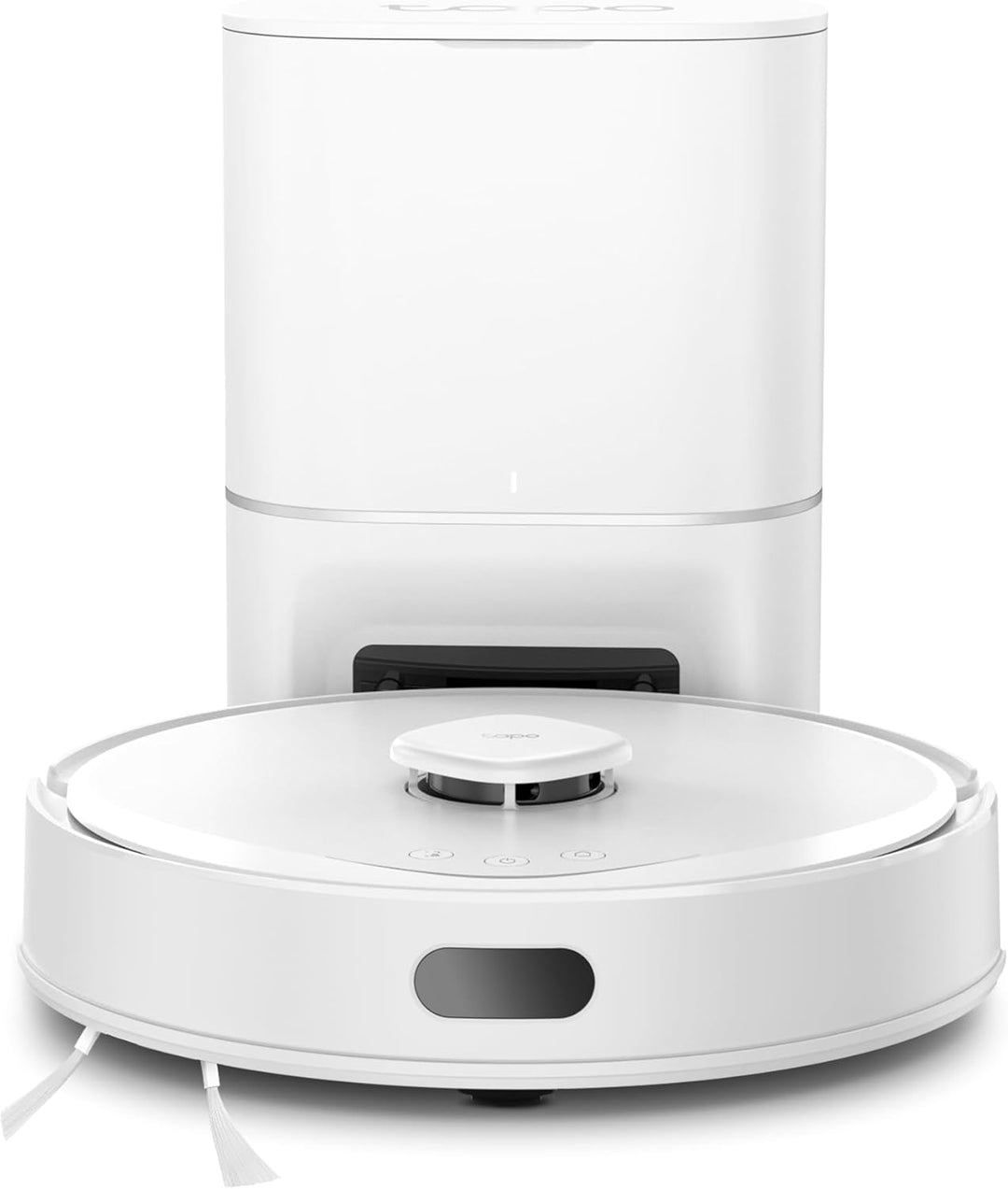 Tapo RV30 Max Plus Saugroboter mit Wischfunktion und automatischer Absaugstation, 5300Pa Ultra Stark