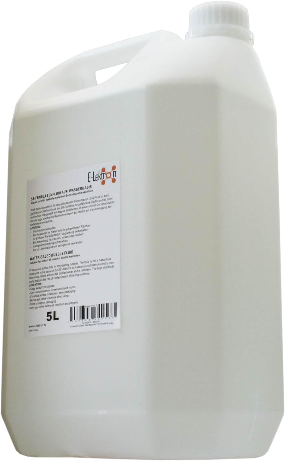 E-Lektron B102 Seifenblasenmaschine RGB LED-Beleuchtung und Fernbedienung inkl. 5L Seifenblasenfluid