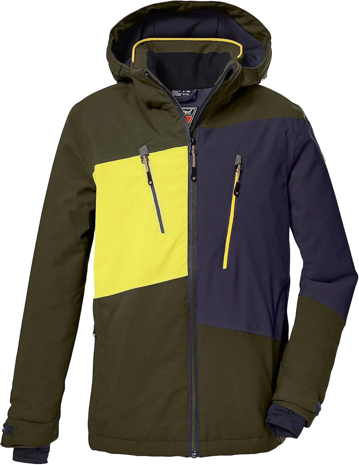 Killtec Jungen Ksw 174 Bys Ski Jckt Skijacke/Funktionsjacke mit abnehmbarer Kapuze und Schneefang, w