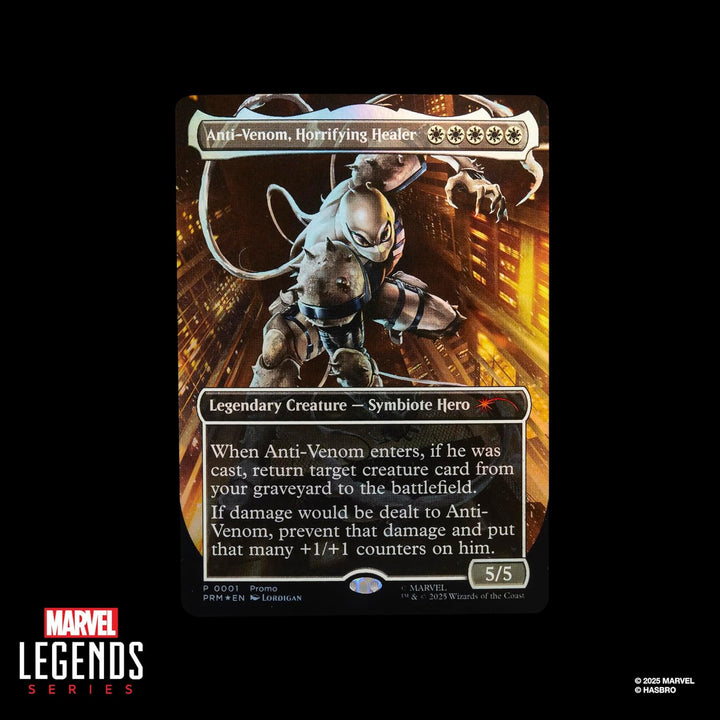 Hasbro Marvel Legends Series Magic: The Gathering Agent Anti-Venom, Spider-Man Action-Figur Plus Exk