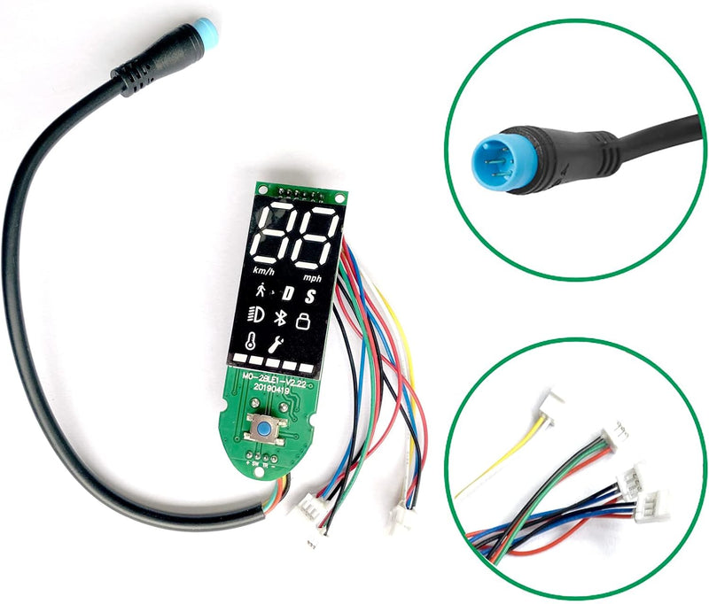 LEFELWEL V2.0 Upgrade 1S Scooter Dashboard Zubehör mit Bluetooth-Leiterplatte ,Steuerplatine Kompati