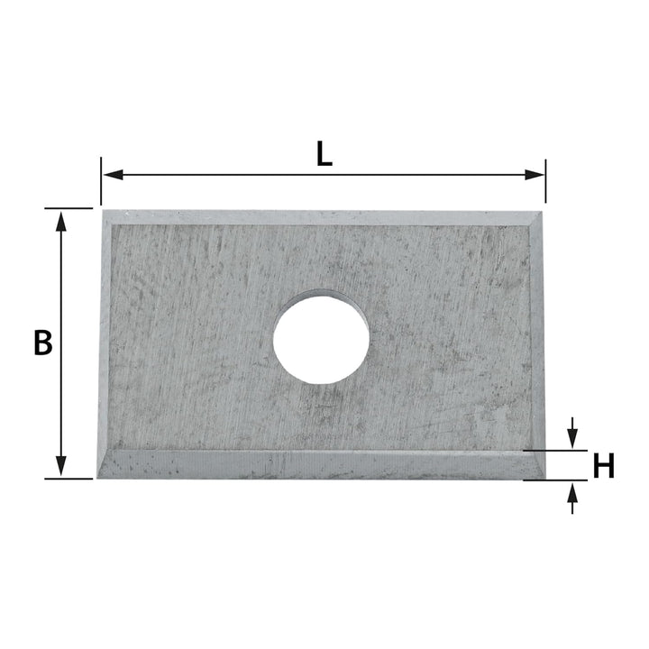 ENT 00515 Wendemesser HW, 19,5 mm x 12 mm x 1,5 mm, 4-seitig