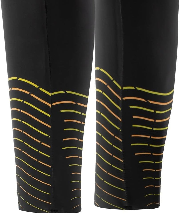 Zone3 Herren Thermal Aspect Neoprenanzug Brustschwimmen - Schwarz Orange Gelb - Thermal Warm Heat La