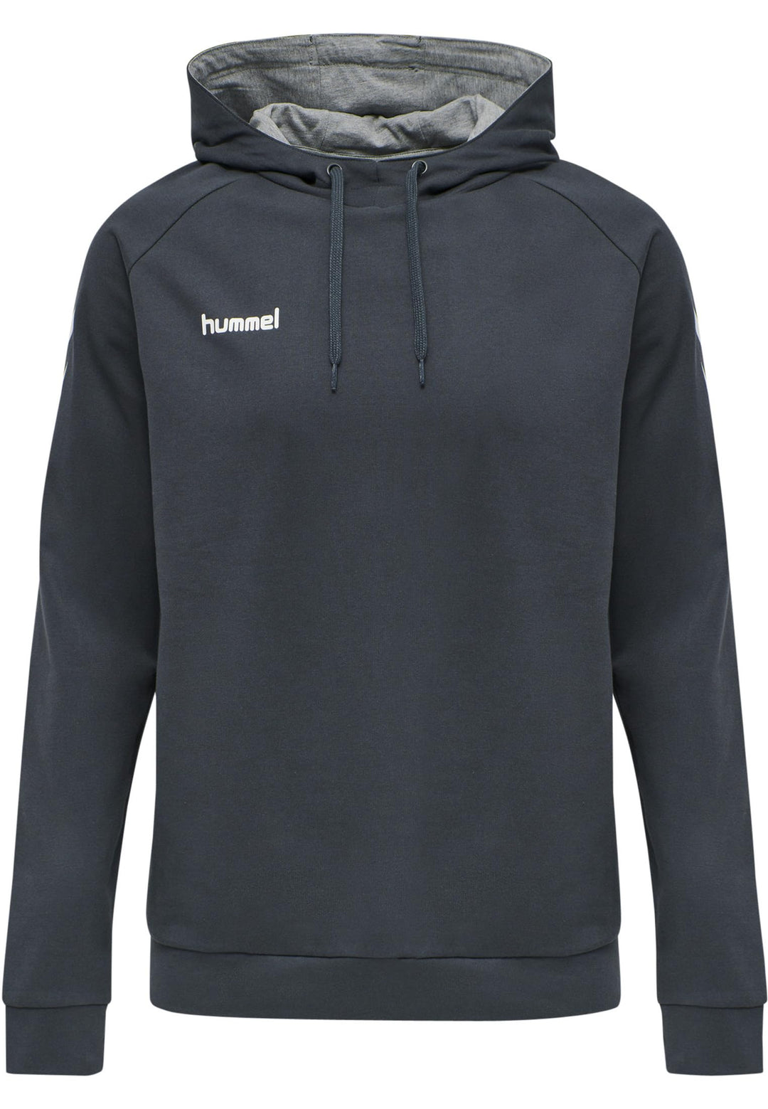 hummel Herren go Cotton Hoodie Kapuzenpullover M Grauweiss, M Grauweiss