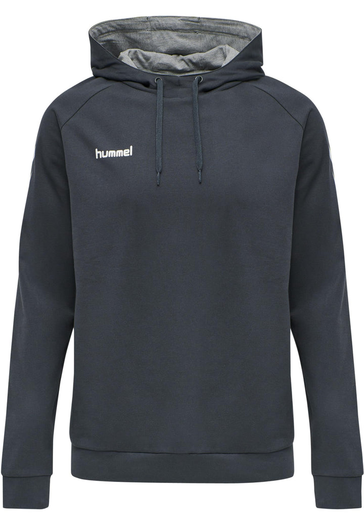 hummel Herren go Cotton Hoodie Kapuzenpullover M Grauweiss, M Grauweiss