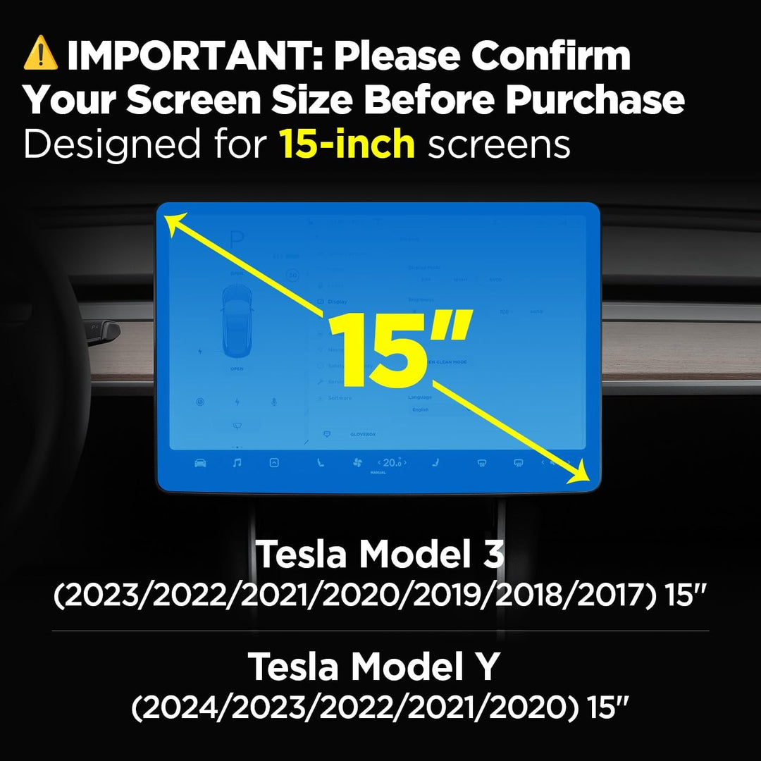 Spigen Glas.tR EZ Fit Schutzfolie kompatibel mit Tesla Model 3 / Y, Schablone für Installation entha