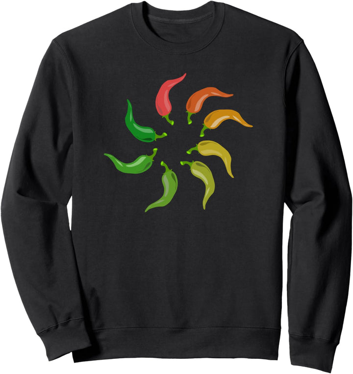 Jalapeno Pepper wheel funny Cinco de Mayo Jalapeno Peppers Sweatshirt