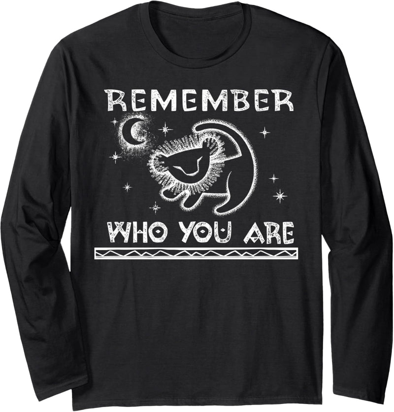 Disney The Lion King Cave Painting Remember Who You Are Star Langarmshirt