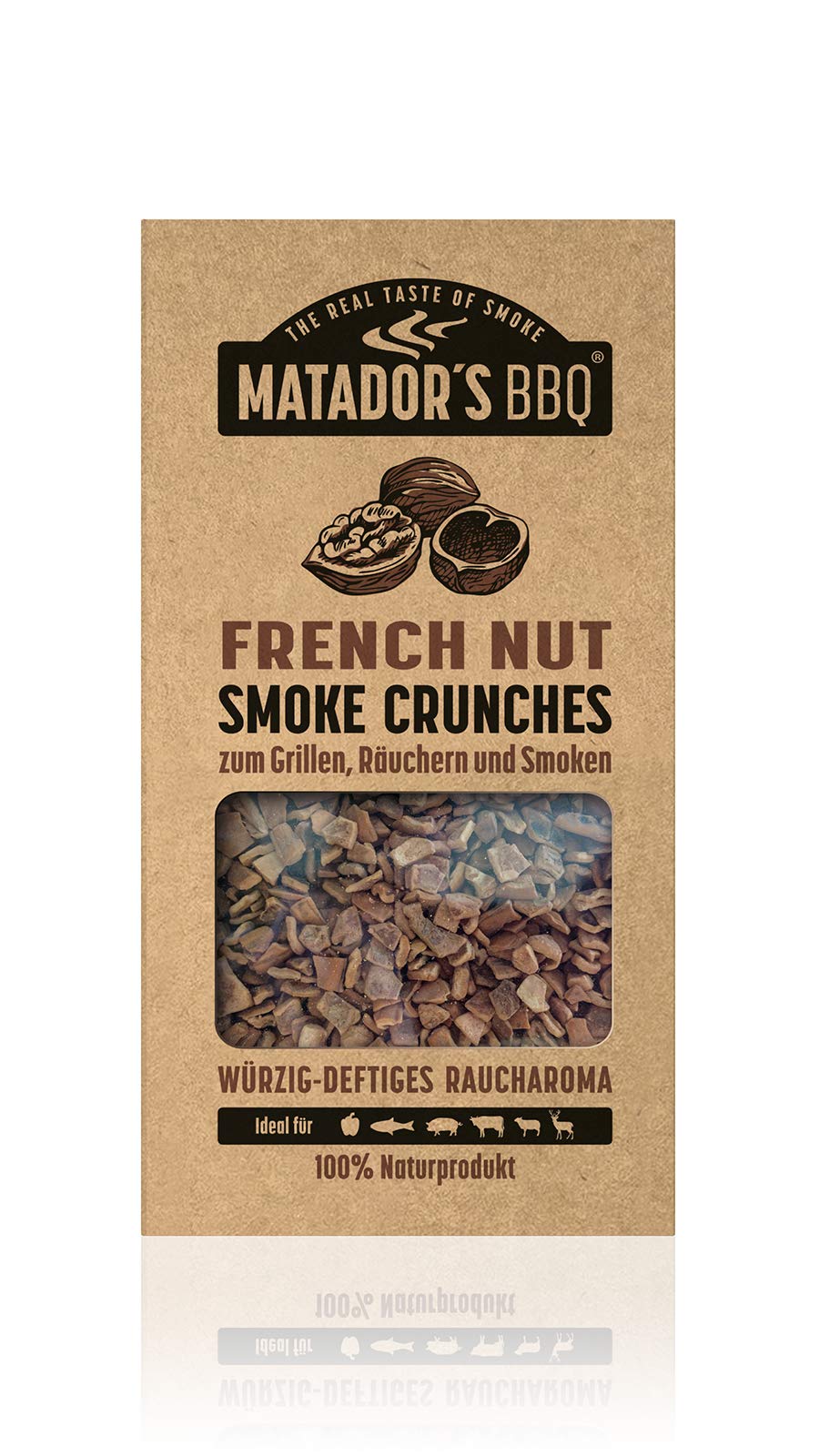 MATADOR'S BBQ Smoke Crunches Räucherchips zum Grillen, Räuchern und Smoken, nachhaltig und hochwerti