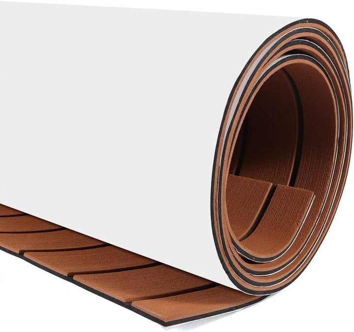35,4" X 94,5" Braun Rutschsichere EVA Schaum Bodenbelag Fussboden für Boot Marine Yacht Schiff RV Te