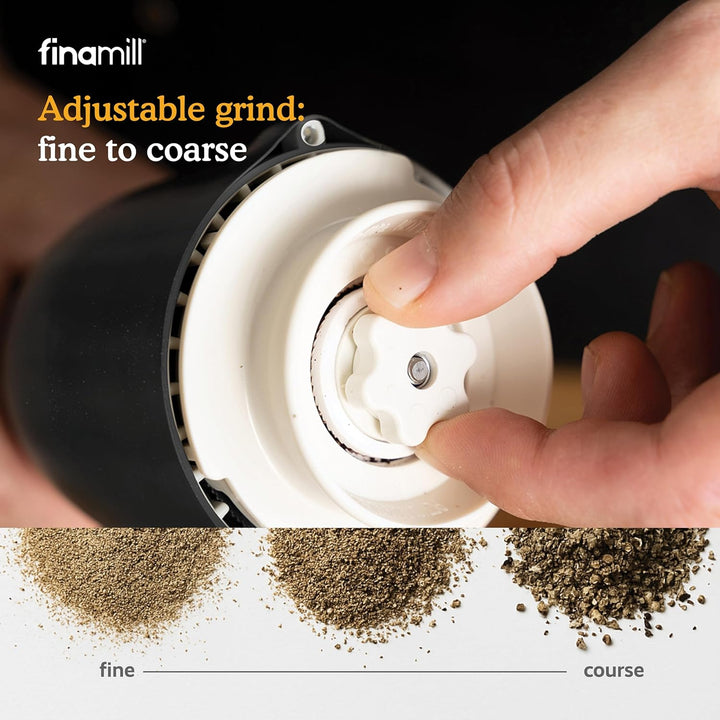 FinaMill GP813437-111SAN USB Gewürzmühlen-Set, Kunststoff, Sangria Red