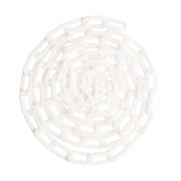 US Weight Sicherheitskette aus Kunststoff, 5,1 cm x 15,7 m, Weiss SunShield UV-beständige Technologi