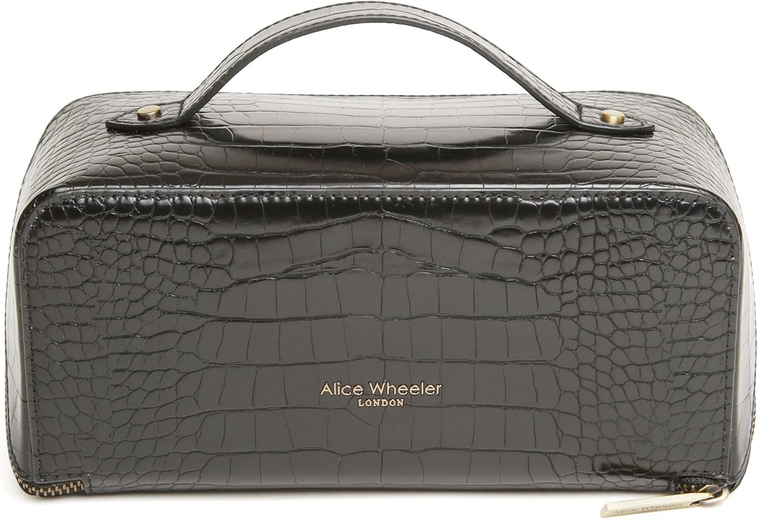 Luxuriöser Kosmetikkoffer von Alice Wheeler London, Zugkoffer, Kosmetiktasche, Kosmetiktasche, Make-