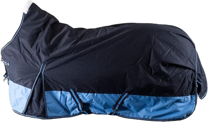 RL24 - Winterdecke High Neck 300g Füllung 600D BASICLINE blau/Babyblau 115cm Blau/Babyblau (Altes Mo