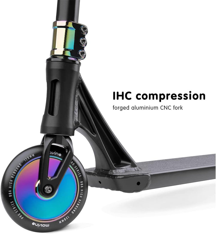 Freestyle Movino Kraken Tretroller | Pro Street Stunt Scooter | IHC | ABEC 9 Kugellager | Tretroller