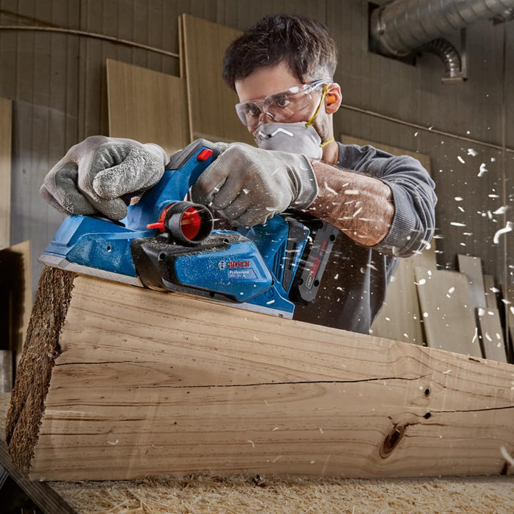 Bosch Professional 18V System Akku-Hobel GHO 18V-26 (bürstenloser Motor, inkl. Staubbeutel, Parallel