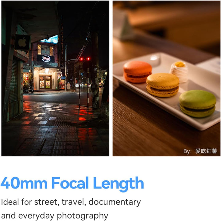 TTARTISAN 40 mm f/2 AF-Objektiv für L-Mount, Vollformat 40 mm f2 Autofokus Prime Objektive für L-Mou