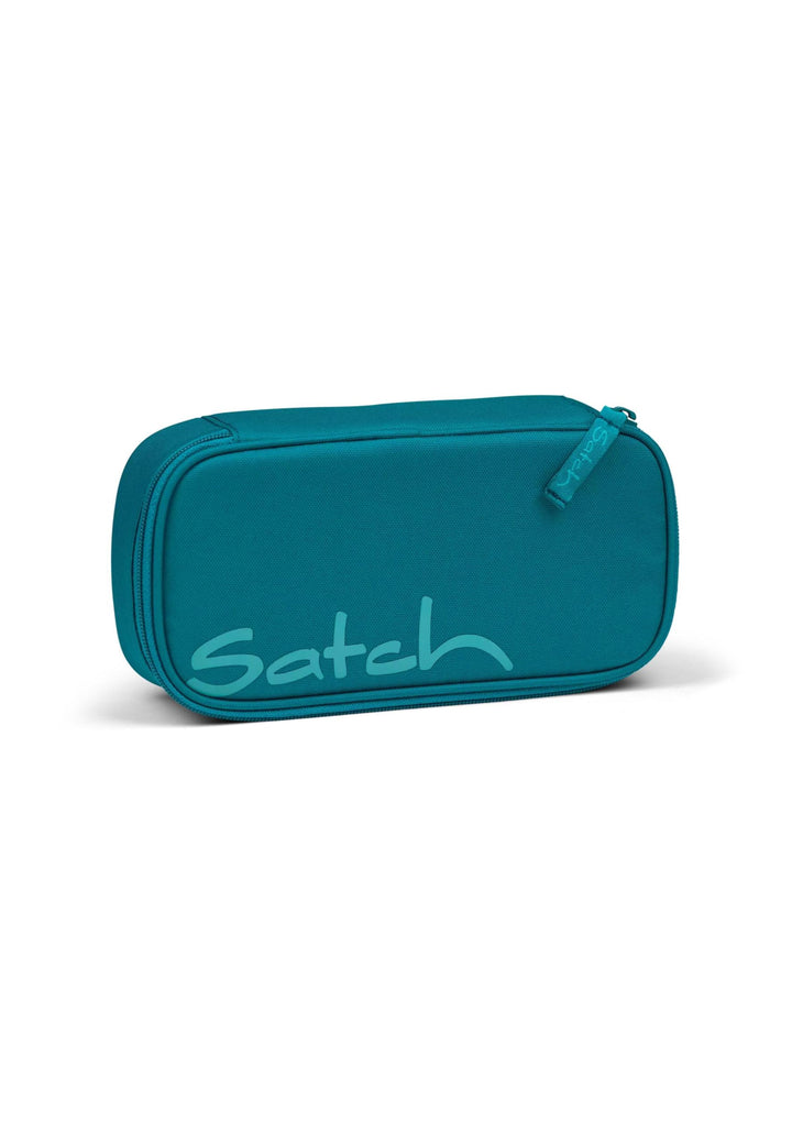 Satch Schlamperbox extra gross inkl. Trennfach Reissverschlussfach Stiftehalter Geodreieck Sichtfens