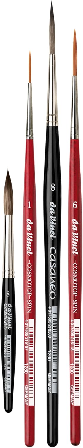 Da Vinci Urban Watercolor Journey Schlepperpinsel-Set 5602 Mehfarbig 1-8