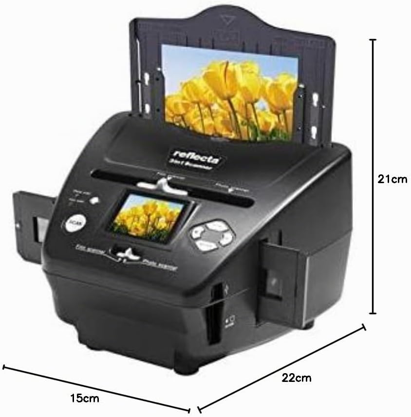 Reflecta 64220 Film/slide scanner 1800 x 1800DPI Schwarz - Scanner (1800 x 1800 DPI, 24 Bit, Film/sl