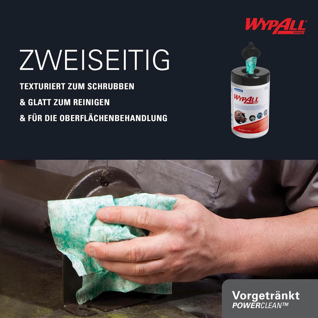 WypAll Reinigungstücher-Nachfüllpackung 7772 – Industriereinigungstücher – 6 Spenderbehälter x 50 gr
