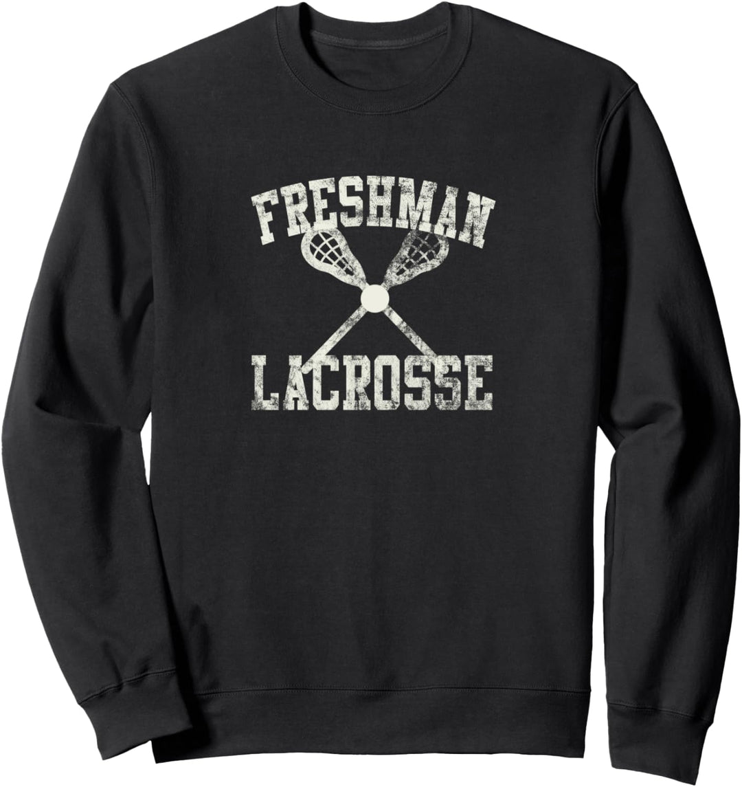 Freshman Lacrosse Vintage Style Sweatshirt
