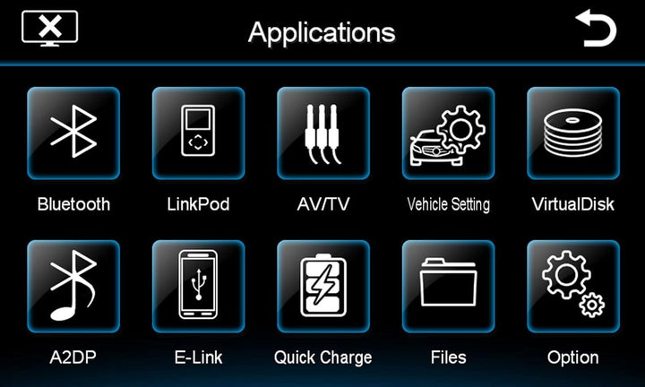 ESX VW Polo 6C (ab 04/2014) 2-DIN Autoradio Navi VN720-VO-P6C-BLACK