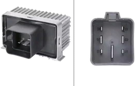 HELLA 4RV 008 188-601 Steuergerät, Glühzeit - 12V - Anschlussanzahl: 7 - Zylinderanzahl: 4