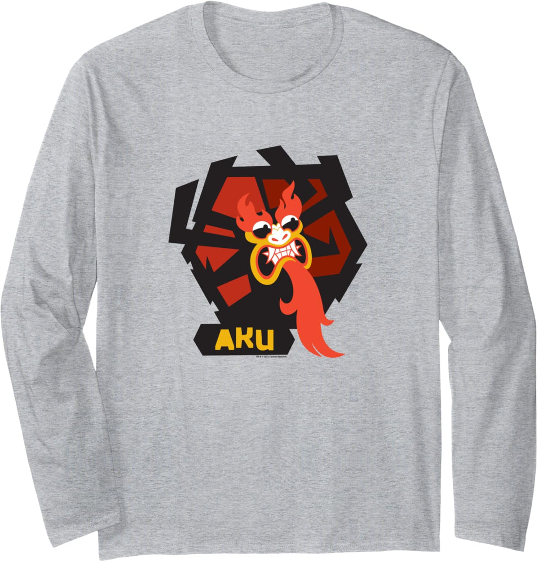 Samurai Jack Angry Aku Langarmshirt