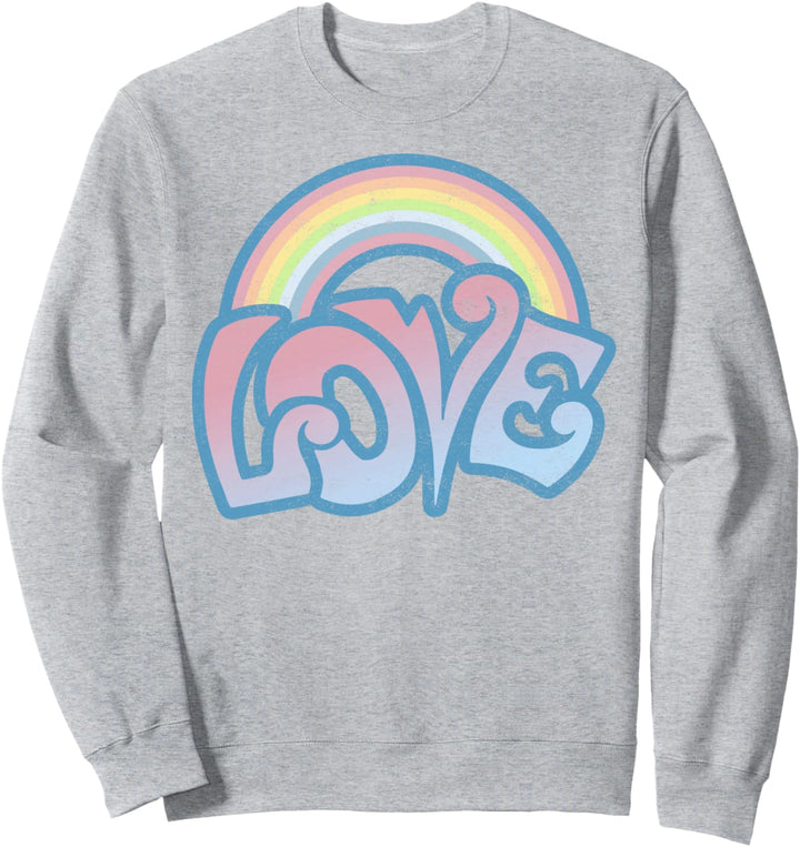 Trendy Love Rainbow Painted Sweatshirt