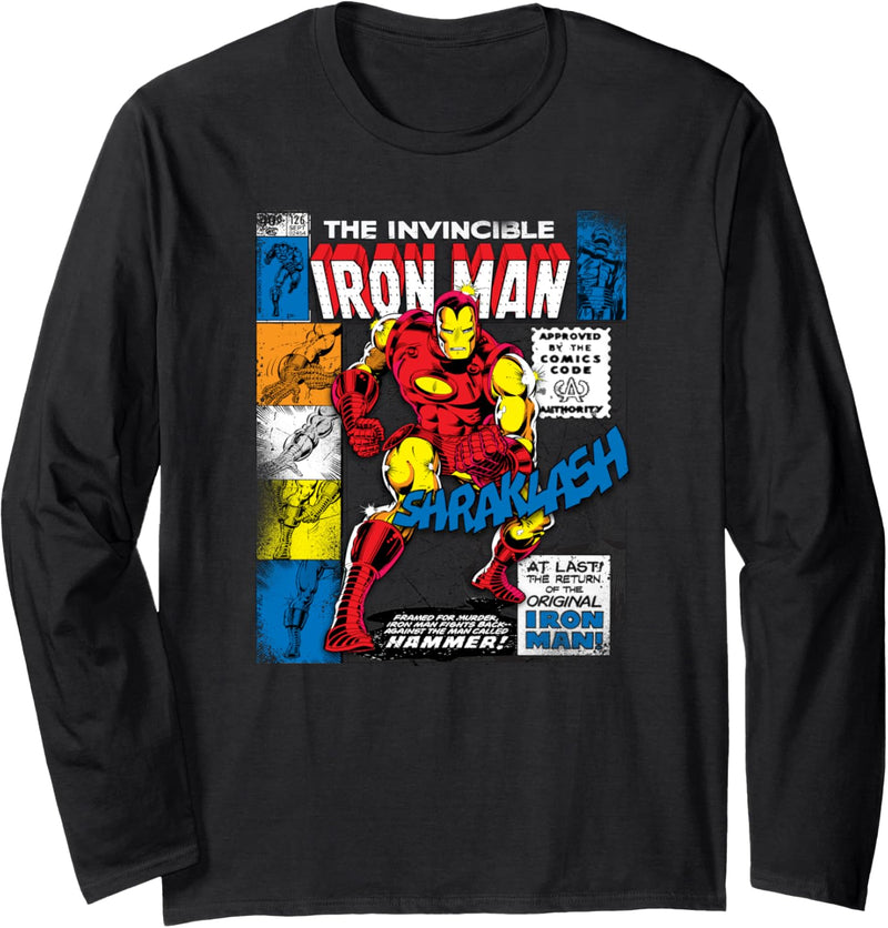 Marvel Iron Man Invincible Langarmshirt