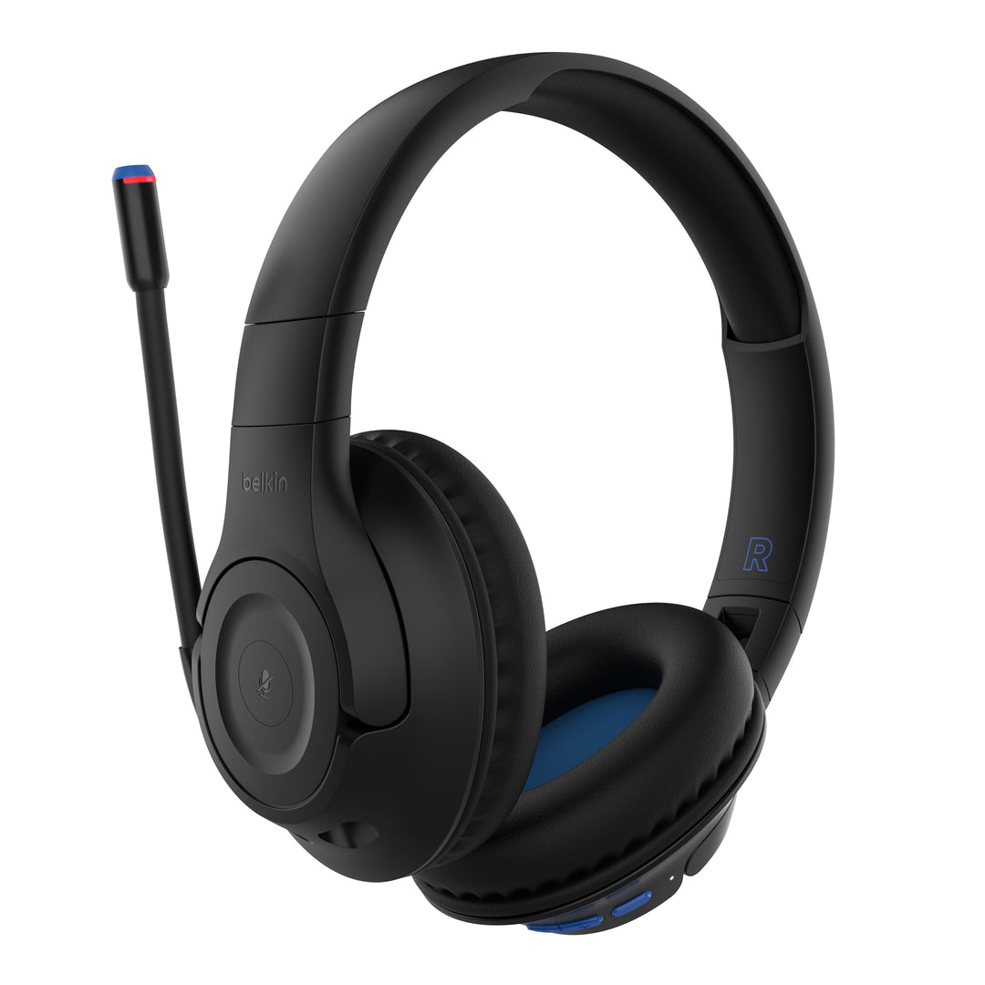 Belkin SoundForm Inspire kabelloser Over-Ear-Kopfhörer für Kinder, On-Ear-Kopfhörer für Mädchen und