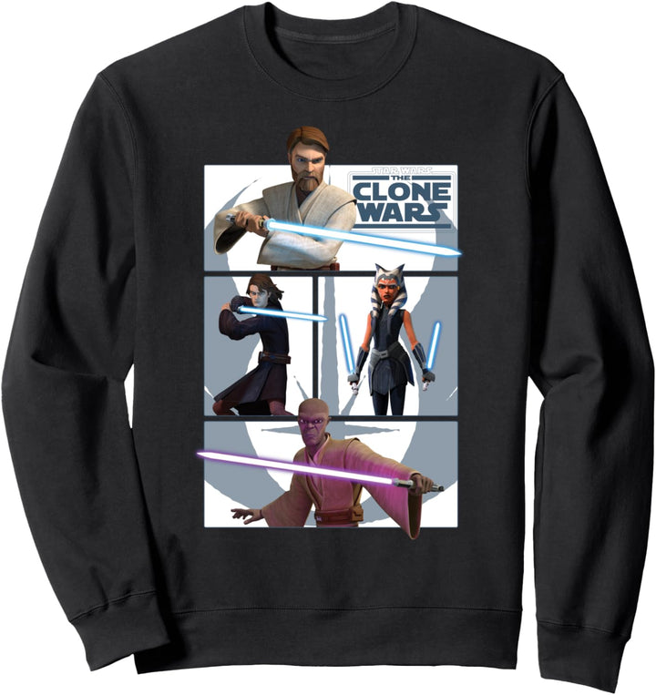 Star Wars: The Clone Wars Jedi Panels Sweatshirt