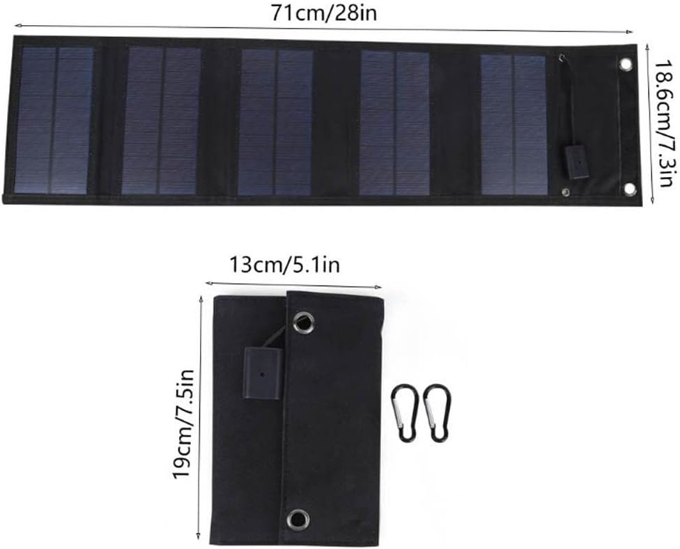 20W Faltbares Solarpanel Solar Ladegerät für Tragbares 5V USB Solar Panel Solarladegerät für Handy S