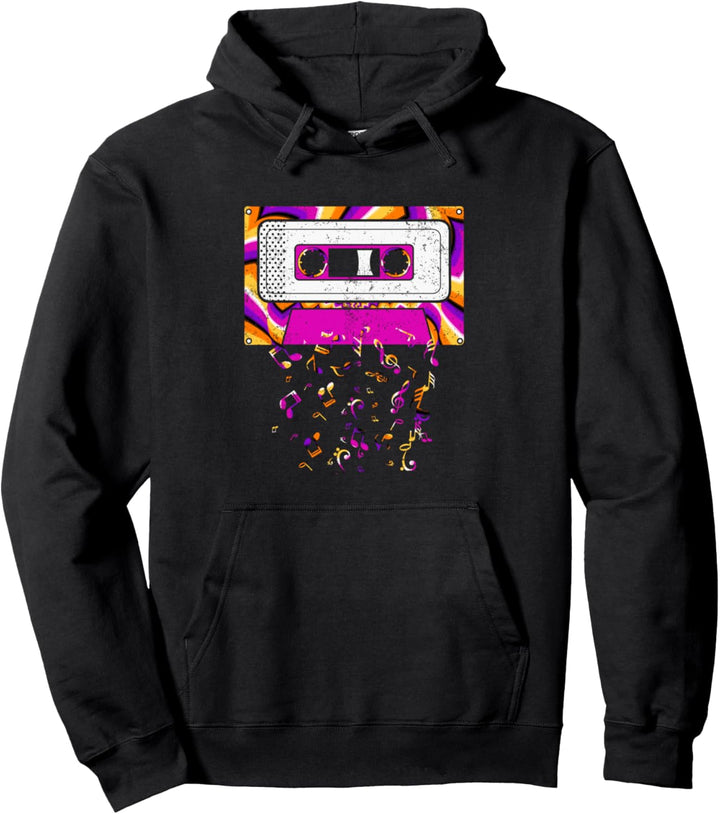 Cassette 80s Musician Music Concert Festival Sound Tape Pullover Hoodie
