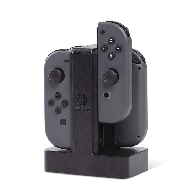 PowerA Joy-Con-Ladestation für Nintendo Switch Schwarzgrau Single, Schwarzgrau Single