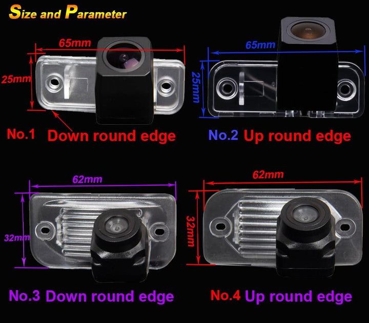 1280*720 pixels Auto Rückfahrkamera Replacement for Mercedes-Benz CLK Cabriolet C209 A209 W209 200 2