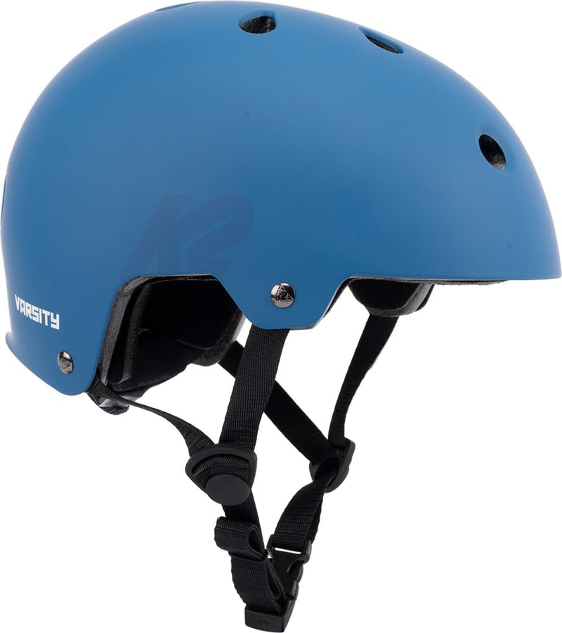 K2 Skates VARSITY Helm, Inline Skate Helm, Fahrradhelm, Skateboard Helm L (59 - 61 cm) Single blue,